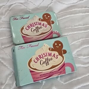 Too Faced Christmas Coffee Palette with Pink and Brown